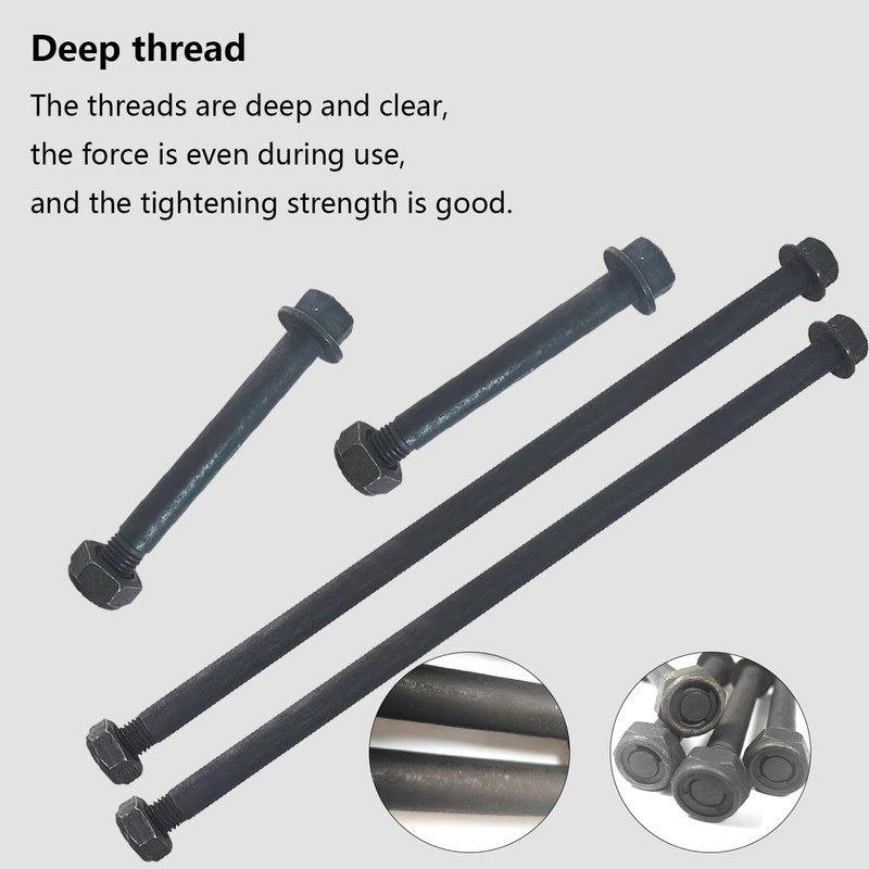 BIGLKNM Upper & Lower A Arm Bolts Nuts Compatible with