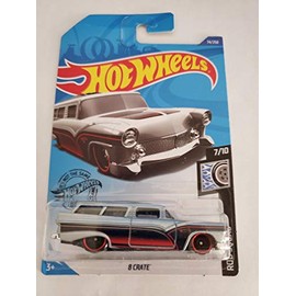 Hot Wheels 2020 Rod Squad 8 Crate, Silver 74/250