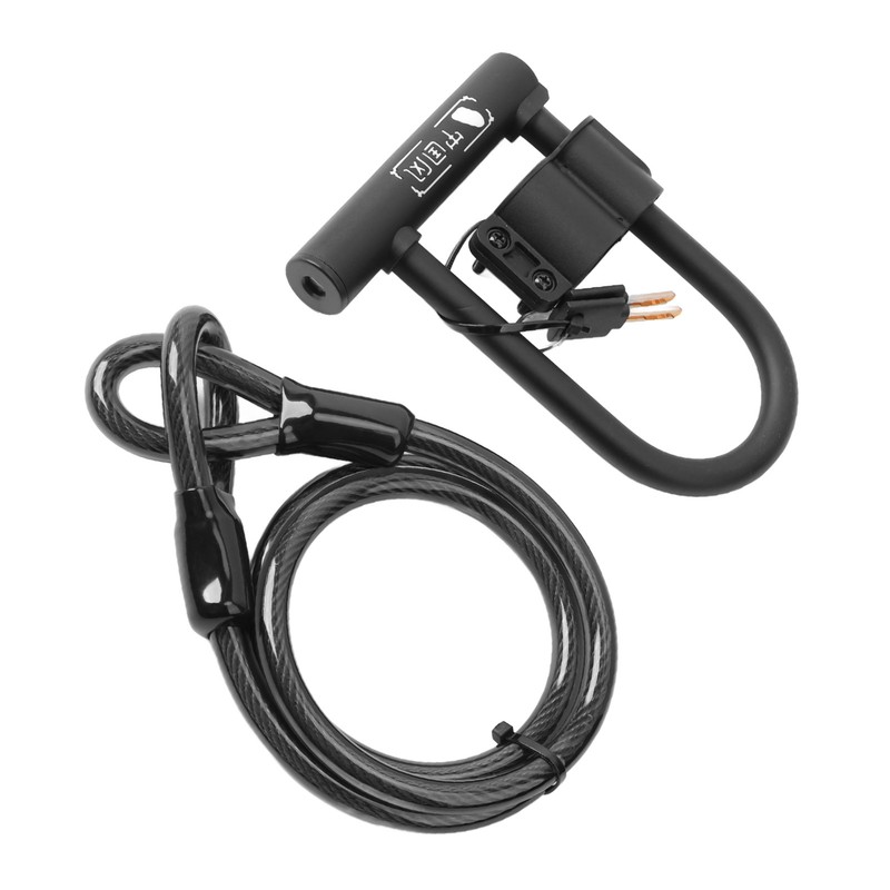 Bike U Lock Waterproof Rustproof Bike Heavy Duty High Security