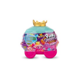 PINKY PROMISE Party Carriage Surprise Princess Miniature Figures Set, Pink, 87 Pieces, 3 cm, Party Surprise Carrier Set