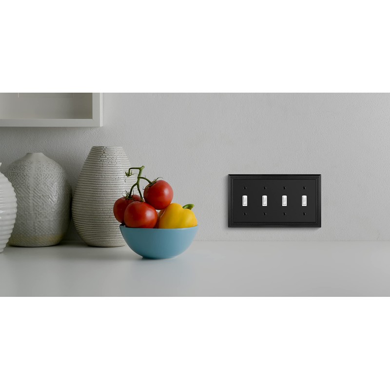 Henne Bery Sunken Pearls Heavy Duty Decorative Wall Plate Switch