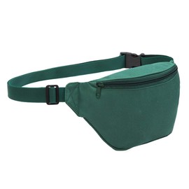 Zip Running Fanny Pack for Women and Men,Canvas Waist Bag with Adjustable Strap for Outdoors Workout Running,Hiking,Traveling,Biking,Rave and Festival