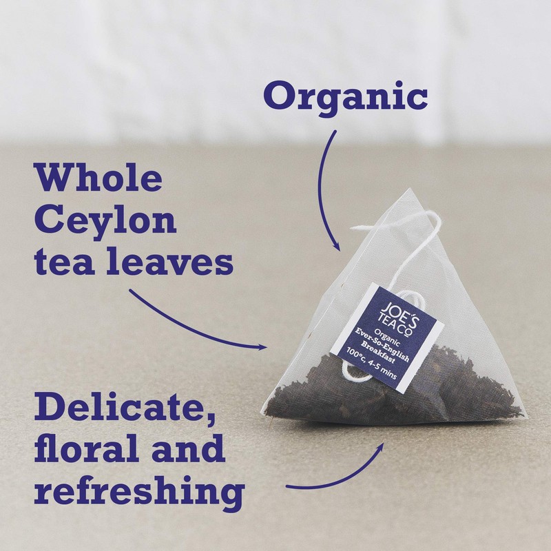 Joe's Tea Co. Ever-So-English Breakfast (3x15ct) - Organic Black Tea