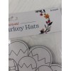 Wholesale Merchandisers NIP 8 Count Turkey Hat DIY Craft Ages