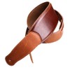 Guitar Accessories Thick Genuine Leather Electric Bass Guitar Strap Adjustable