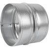 Vent Systems Galvanised Steel Pipe Connector 125mm Round Vent Duct