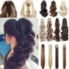 Claw Clip in Ponytail Hair Extension Curly Synthetic Hair Extensions