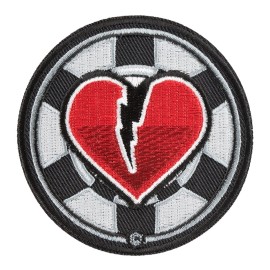PatchStop - World's Largest Patch Store Heartbreaker Poker Chip Round Patch, Gambling Patches