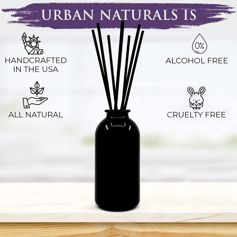 Urban Naturals Lavender Cedarwood Reed Diffuser Oil Set with Reed