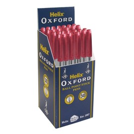 Helix Oxford pen bille-rouge-stylo simple pb1027