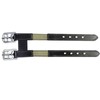 Majestic Ally Leather Girth Extender with Heavy-Duty Elastics, Durable, Flexible