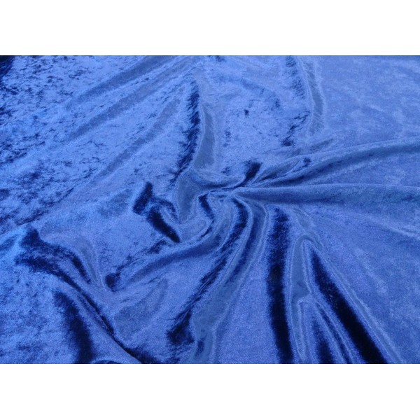 Cosmo Textile Fabric Crushed Velour Solid Color 100% Polyester 44.1