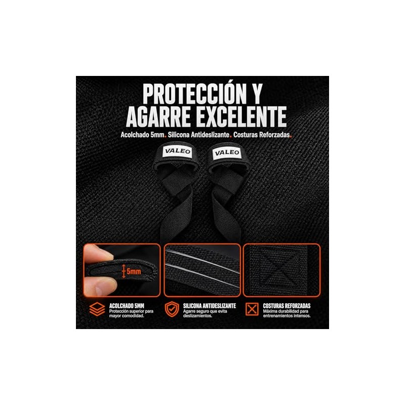 4 Piezas Straps para Gym, Correas de Levantamiento de Pesas
