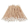 CMJ 100 x Extra Long Cotton Medical Swab 6" Wooden