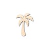 Unfinished Wood Palm Tree Shape Beach Tropical Craft up to