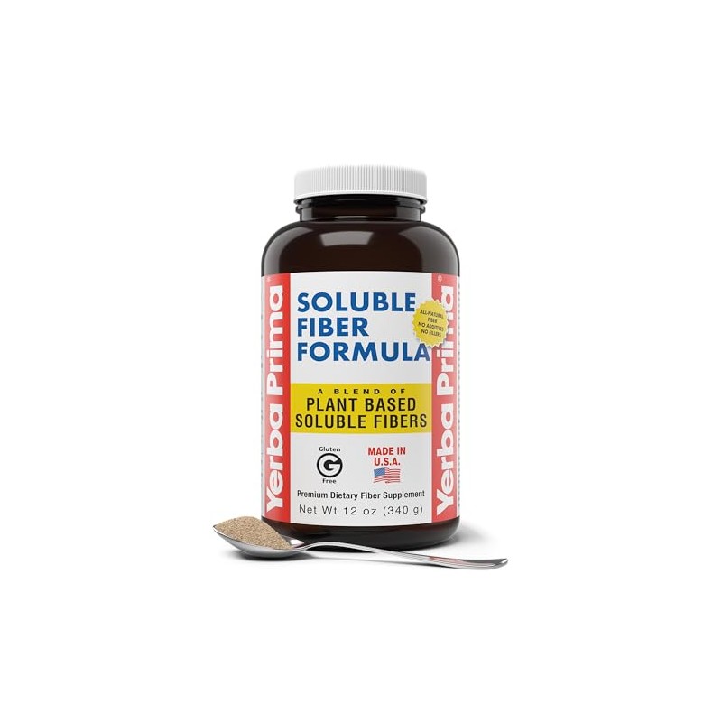 Soluble Fiber Formula, 12 oz (340 g) - Yerba Prima