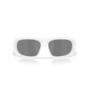 Oakley OO9491 Belleville Sunglasses, Pearl White/Prizm Black, 61 mm