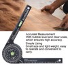 Miter Saw Protractor Metal Angle Measurement Finder Gauge Cutting Guide