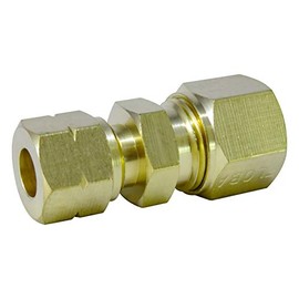 Flowbal RUR-0810 Copper Tube Ring Joint with Different Diameter Double Ends Straight, 0.3 x 0.4 inches (8 x 10 mm)