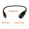 Create idea 2Pcs Laptop Power Converter Cable 7.4mm Female to