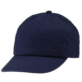 Gorra de béisbol para niños y niñas, de algodón suave, ligera, tamaño ajustable para 2 a 9 años, marino, 6-9 años