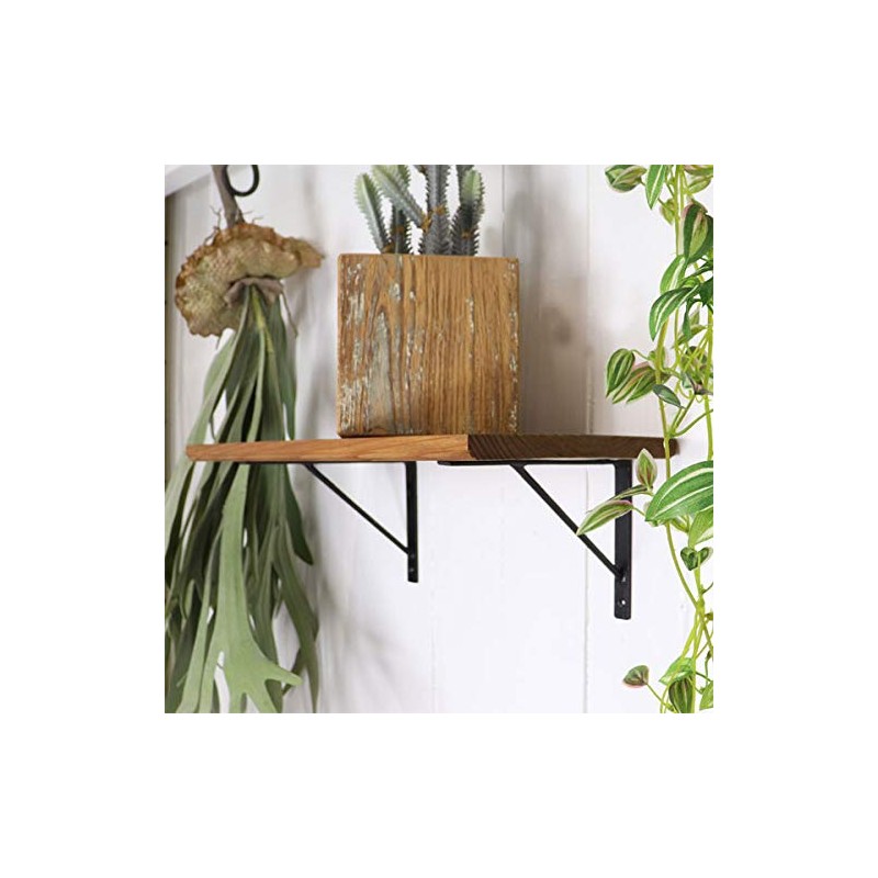 Set of 2 Iron Shelf Brackets, Iron Shelf Brackets, Simple,