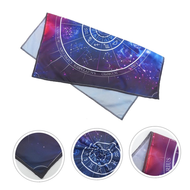 VICASKY Delicate Tarot Tablecloth Multipurpose Desk Cloth for Divination Games