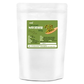 녹두(생)분말(국산) 300g 녹두 가루 전 빈대떡 반죽 Mung Bean (Raw) Powder (Domestic) 300g Mung Bean Flour for Bindaetteok Batter