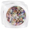 With Shan mother-of-pearl nail glitter, colored jeogori, 2 pieces / 위드샨 자개 네일 글리터, 색동저고리, 2개
