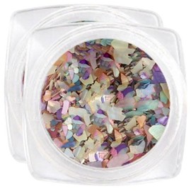 With Shan mother-of-pearl nail glitter, colored jeogori, 2 pieces / 위드샨 자개 네일 글리터, 색동저고리, 2개