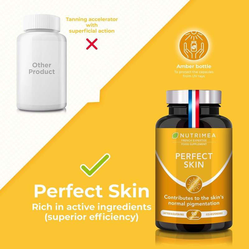 PERFECT SKIN - Tanning Accelerator Tablets - Natural Sun Protector