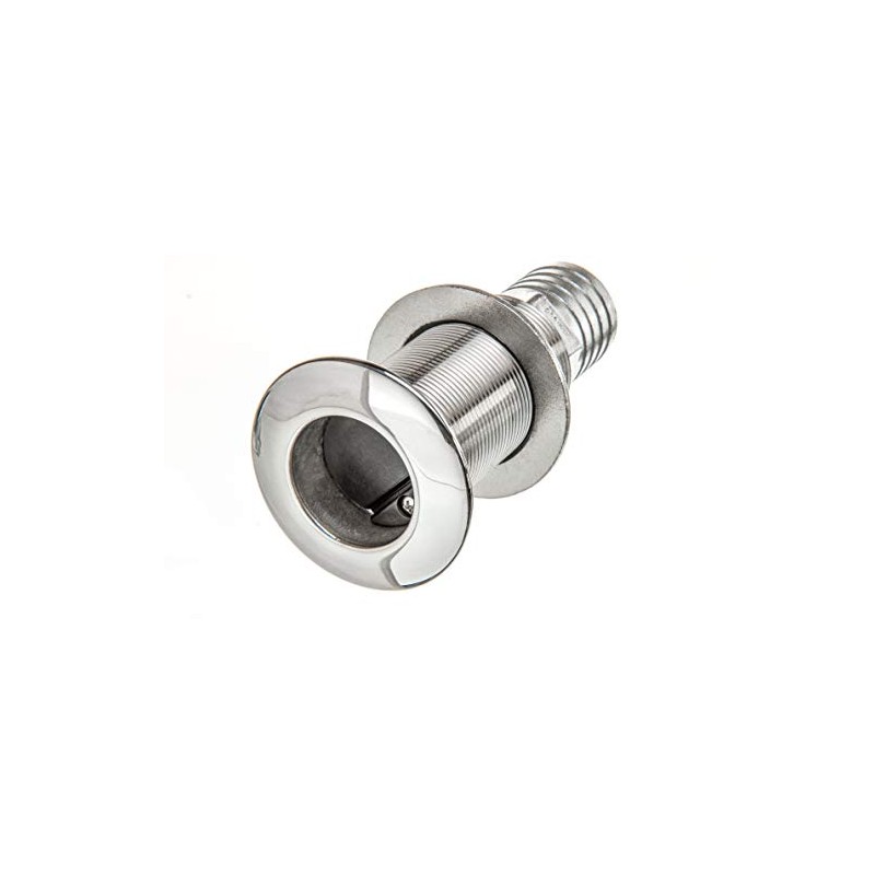 Attwood 66553-3 Boat Self-Bailing Cockpit Barbed Stainless Steel 1 ½-Inch