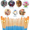 Lgqsunfa Small Paint Brushes Set,Detail Paint Brushes,20 Pcs Acrylic Paint