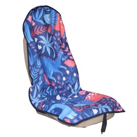 Car Seat Cover Protector Front Seats Only,Waterproof Cooling Bucket Towel Seat Covers for Trucks SUV Jeep,Automotive Vehicles Seat Cover Protectors (Dinosaur)