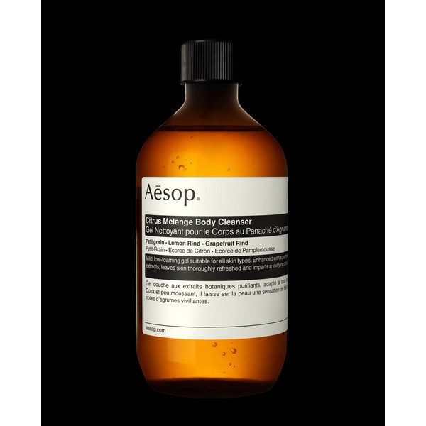 Aesop Citrus Melange Body Cleanser 500mL | Refreshing Citrus Scent,