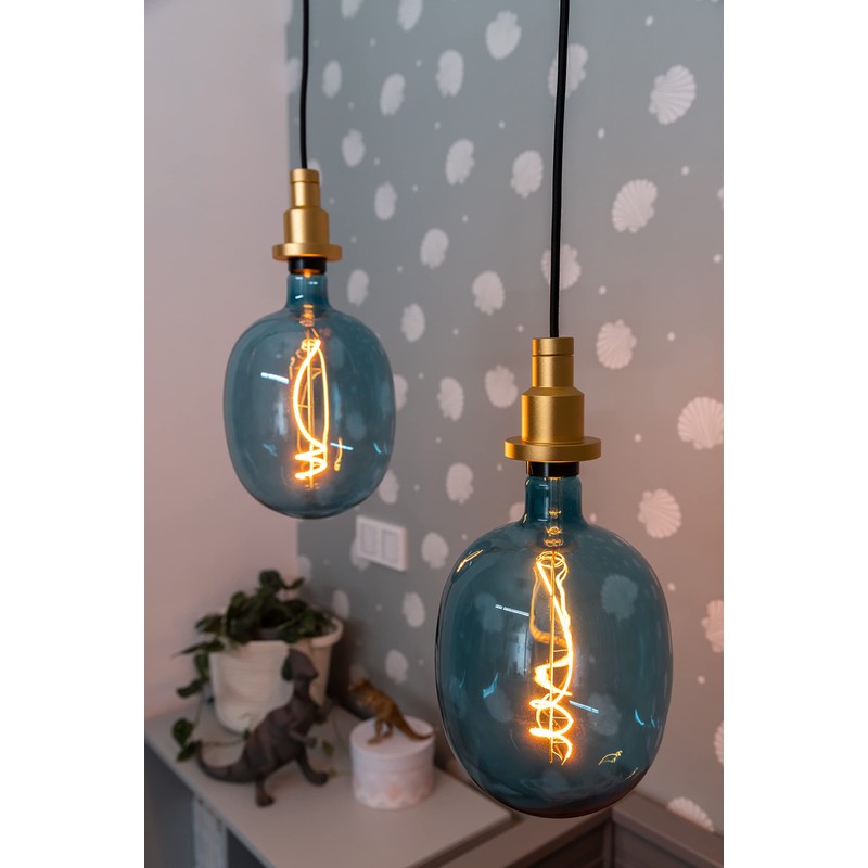 LEDVANCE Dimmbare LED-Lampen, Vintage-Edition, 4.5 W, Blue