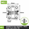 Heavy Duty Invisible Door Hinge – Stainless Steel Concealed Hinge