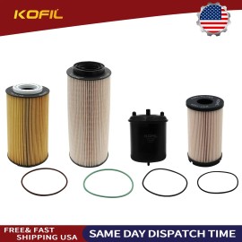 kofil For MX-13 Engine 2277129 K37-1029 1922496 2234788 Oil & Fuel Filter Kit New