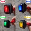 Gebildet 4pcs 12V 20A Waterproof Rocker Toggle Switch with LED