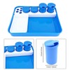 Perfeclan Instrument Tray Multi Purpose Equipment Organizer Compact Prep Tray