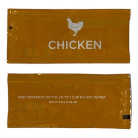 Savory Choice Reduced Sodium Chicken Broth Concentrate, 20 Stick Pack (9.6g Each) Bundle with Habanerofire Pan and Skillet Scraper