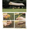 YFFSFDC Tent Rope, Set of 6, 0.16 x 16.4 ft