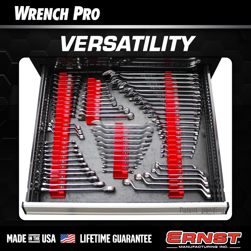 Ernst Manufacturing Wrench Pro Wrench Storage for 20 Wrenches -