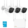 (2-Way Audio) 4-Antennas Enchance 3K 5.0MP 1944P Outdoor Wireless Security