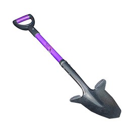 Spear Head Spade SHFD3 40" Lavender Garden Spade Shovel - Gardening Shovel with a 9" x 11" Beveled Blade, Steel-Reinforced Fiberglass Long Handle & Cushioned D-Grip - Digging Spade for Planting