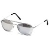 Real Kids Shades Unisex Aviator, Silver, Tween