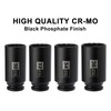 Mayouko 4PCS 1/2" Drive Deep Axle Nut Impact Socket Set,