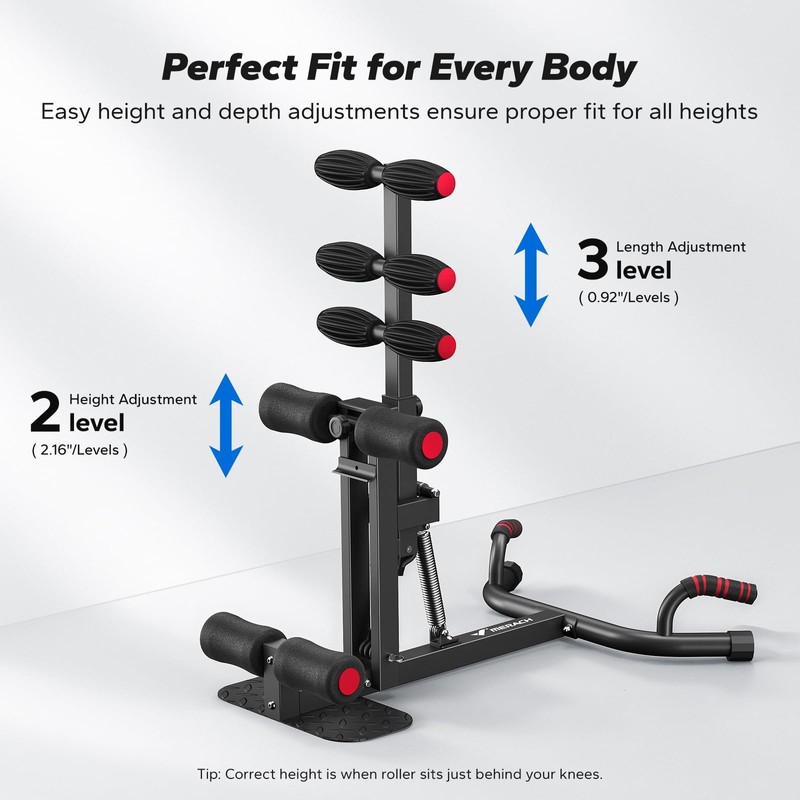 MERACH Deep Squat Machine for Women, Adjustable Glutes Trainer Machine,