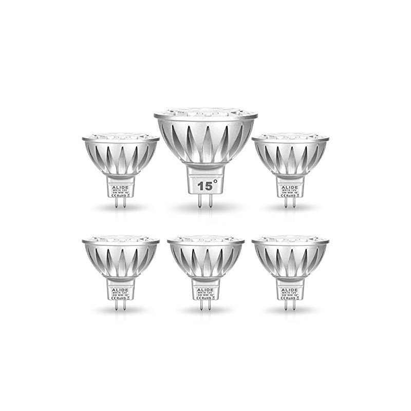 ALIDE MR16 Led Bulbs 15 Degree 15° Narrow Beam Angle,GU5.3