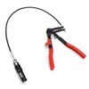 Flexible Wire Hose Clamp Plier Steel RustProof Red Black Automobile